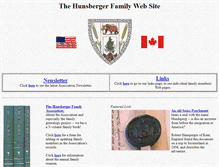 Tablet Screenshot of hunsberger.org